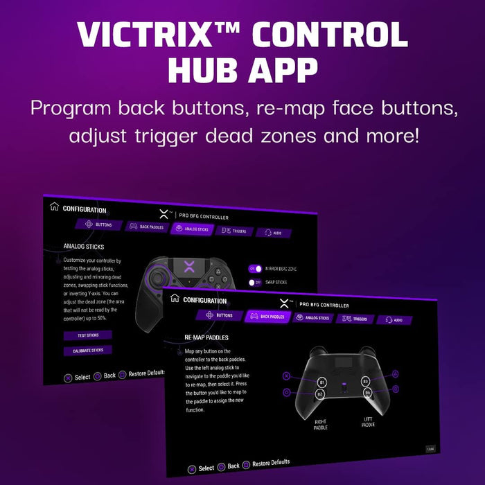 Victrix ProCon BFG Wireless Controller for PS5, PS4, PC Pad Black Black