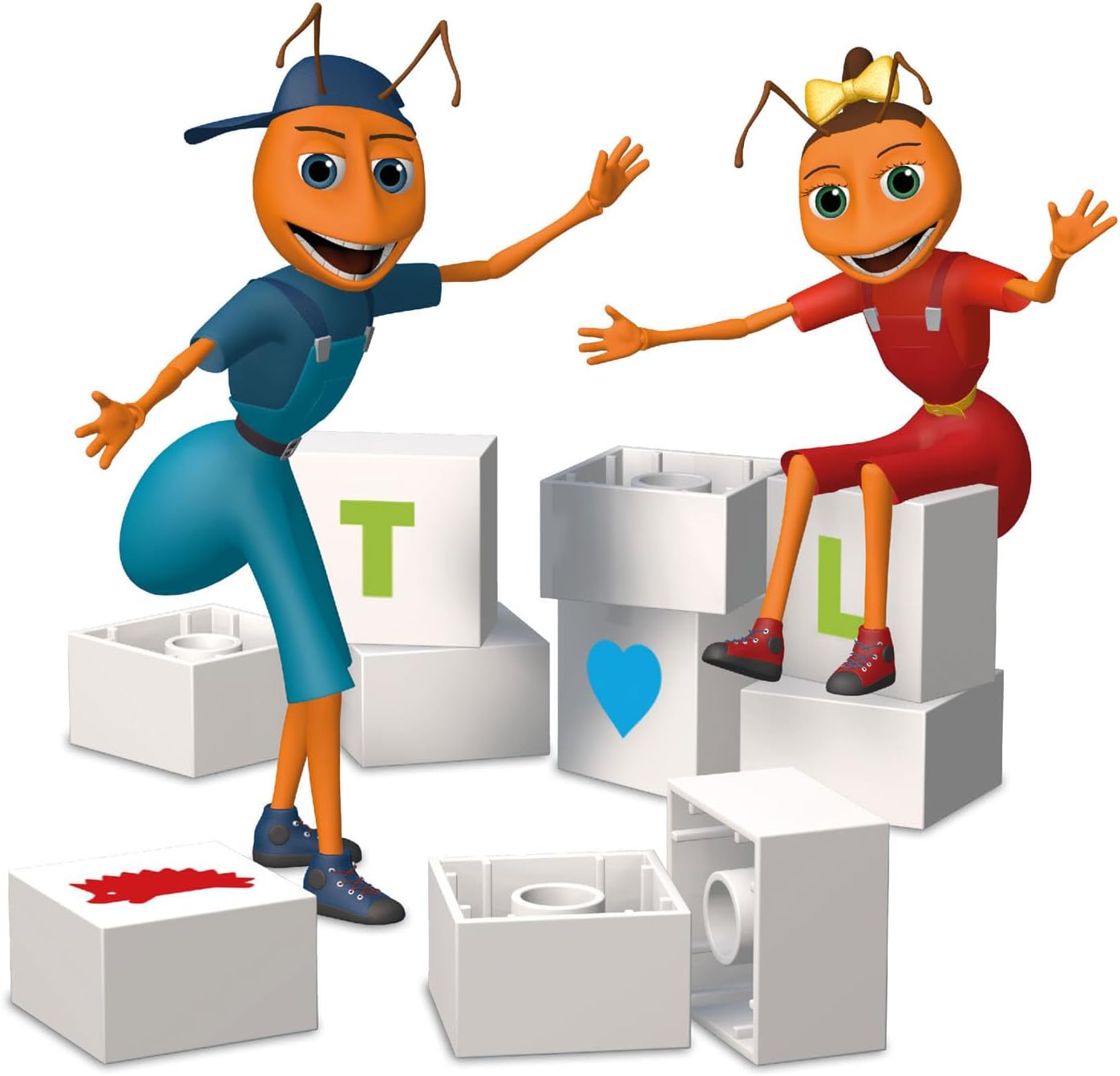 Hubelino 410016 Anton und Lisa Learn Letters