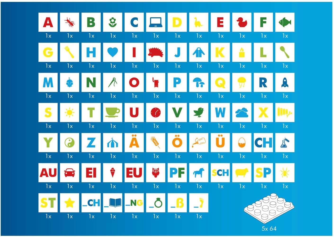 Hubelino 410016 Anton und Lisa Learn Letters