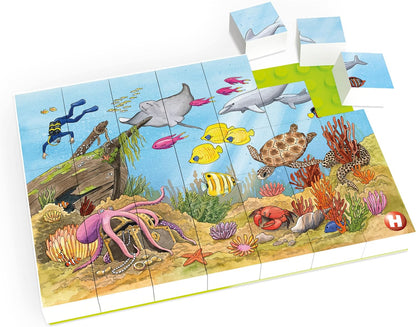 Hubelino 410160 Puzzle-Bunte Unterwasserwelt