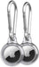 Tech21 Evo Clear AirTags case with Carabiner. Compatible with Apple AirTag.