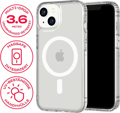 Tech21 - Evo Clear Magsafe Iphone 14 Cover - Transparent