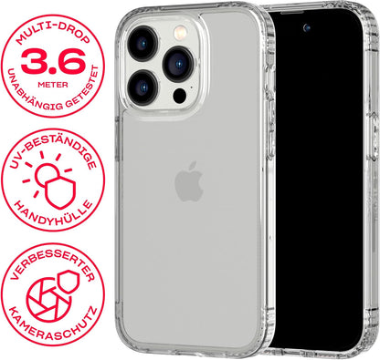 tech21 Evo Clear mobile phone case 15.5 cm (6.1") Cover Transparent