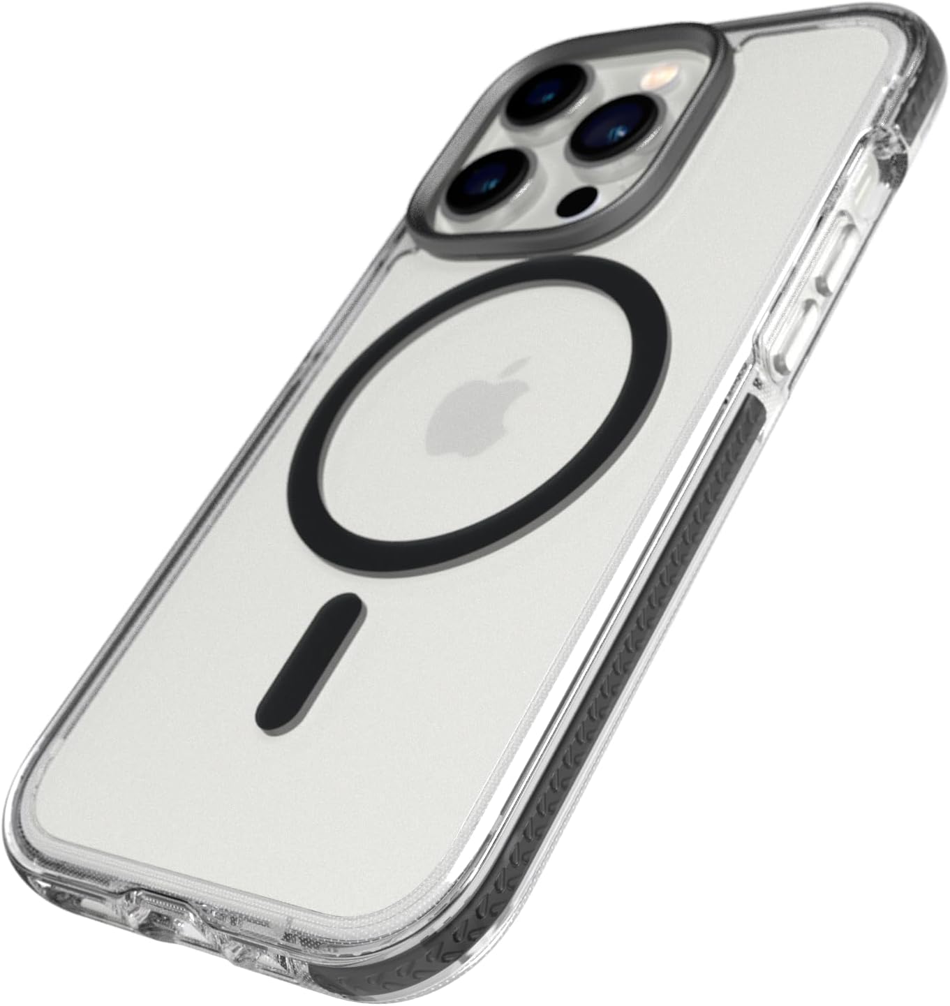 tech21 - Evo Crystal MagSafe iPhone 14 Pro Cover - Clear/Graphite
