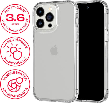 Tech21 - Evo Clear iPhone 14 Pro Max Cover - Transpararent