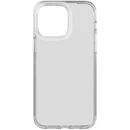 Tech21 Evo Lite Clear hoesje voor iPhone 14 Pro Max, Semi-Transparant, Standaard telefoonhoesje, Biologisch afbreekbaar, Valbescherming: 2.4m