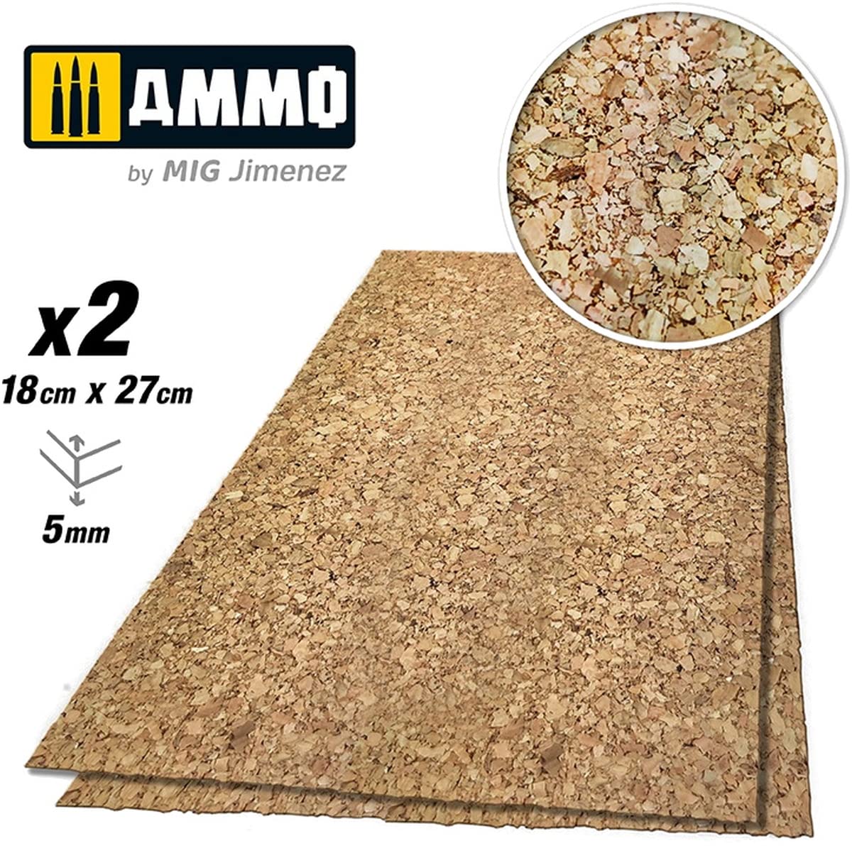 Ammo AMIG8845 Create Cork Thick Grain 5mm