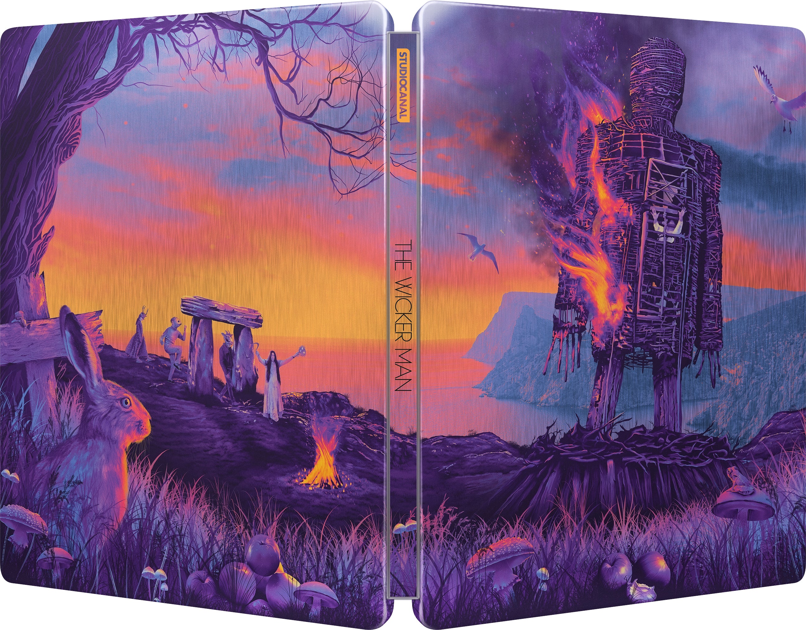 The Wicker Man 50th anniversary (Vintage Classics) [Blu-ray] [Region A & B & C]