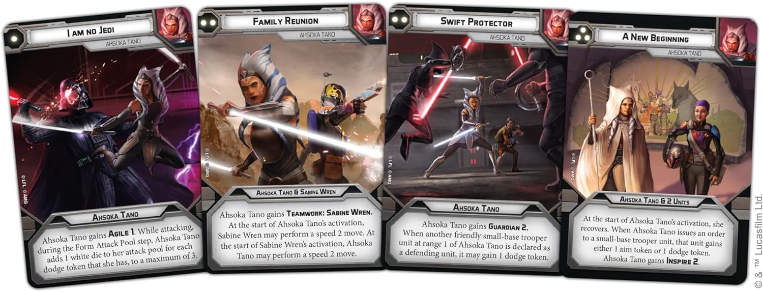 Atomic Mass Games | Star Wars Legion: Ahsoka Tano | Operative Expansion | Tabletop Miniatures Game | Ages 14+ | 2 Players | 90 Minutes Playing Time