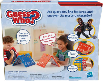 Guess Who? Original Guessing Board Game for Kids, Family Time Games for 2 Players, Gifts for Kids aged 6 and Up