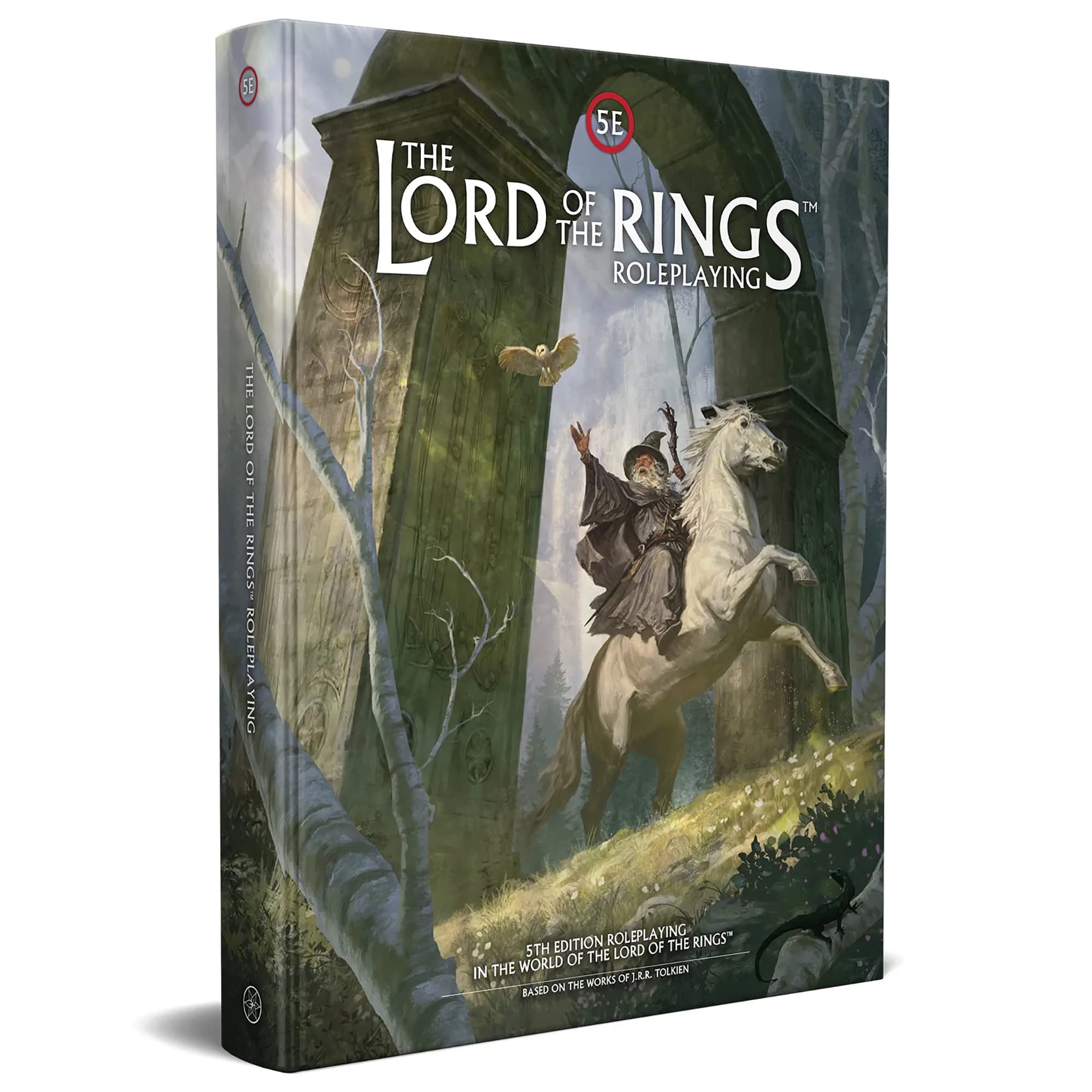 The Lord of the Rings: RPG 5E - Core Rulebook - Hardcover RPG Book, LOTR Roleplaying Game, Everything Needed to Begin Your Adventure Through Middle Earth