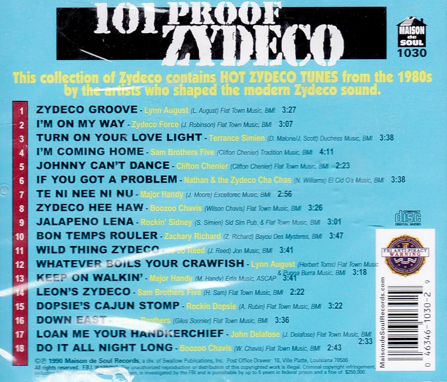 101 Proof Zydeco