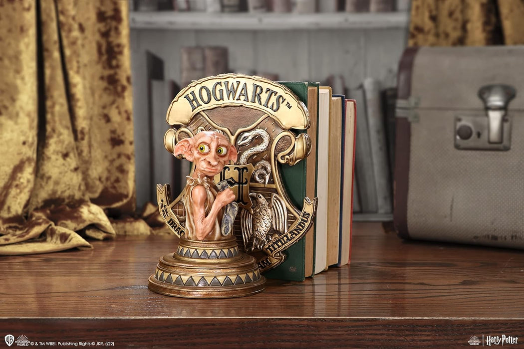 Nemesis Now Officially Licensed Harry Potter Dobby Bookend, Gold