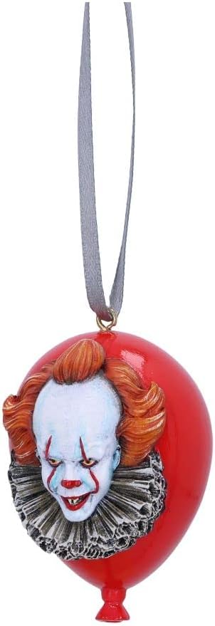 Nemesis Now Officially Licensed IT Time to Float Hanging Ornament, Red, 6cm