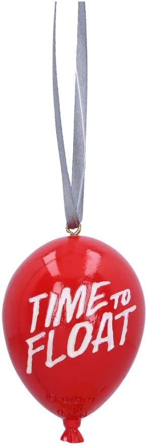 Nemesis Now Officially Licensed IT Time to Float Hanging Ornament, Red, 6cm