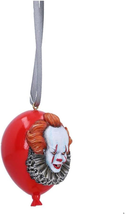 Nemesis Now Officially Licensed IT Time to Float Hanging Ornament, Red, 6cm