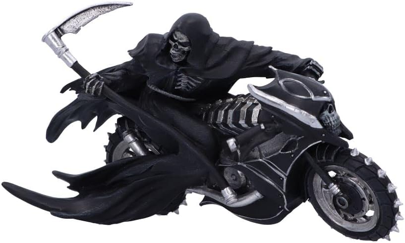 Nemesis Now James Ryman You Can’t Outrun The Reaper, Black, 22.5cm