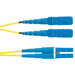 Panduit - F92ELLNSNM010 Opti-Core Patch câble de réseau Fibre optique de 10 m pour appareil réseau - Première extrémité : 2 x réseau mâle LC - Deuxième extrémité : 2 x réseau SC mâle