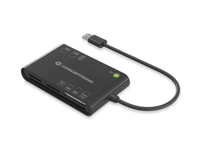 Conceptronic Smart ID Card Reader All-In-One Black
