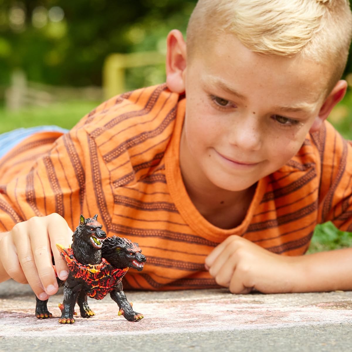 SCHLEICH 42451 Hellhound Eldrador Creatures Toy Figurine for children aged 7-12 Years