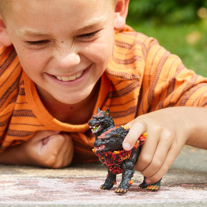 SCHLEICH 42451 Hellhound Eldrador Creatures Toy Figurine for children aged 7-12 Years
