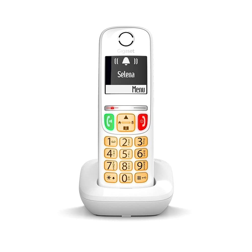 Gigaset E270 Téléphone DECT Identification de l'appelant Blanc