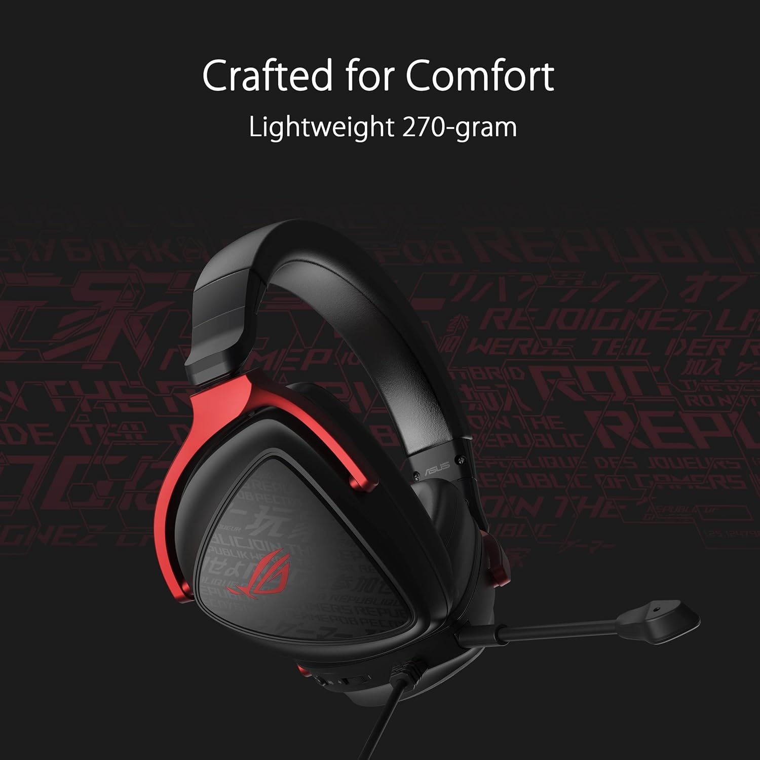 ASUS ROG Delta S Core Gaming Headset (3.5 mm-Anschluss, abnehmbares Mikrofon, kompatibel mit PCs, Mac, Playstation, Nintendo Switch, Xbox
