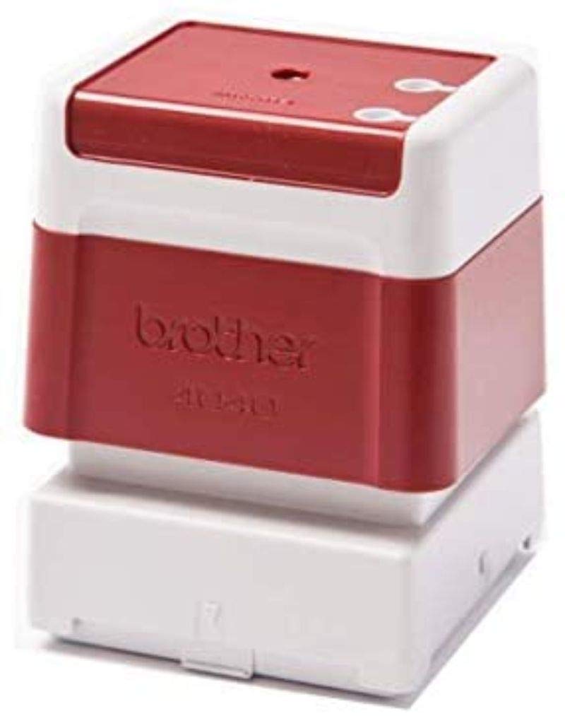 Brother 4040 - Stamp - pre-inked - red - custom text - 40 x 40 mm (pack of 6) - for StampCreator PRO SC-2000, PRO SC-2000USB