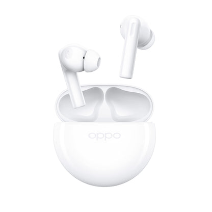 Oppo Enco Buds2 Wireless Headphone, Up To 28 Hours Of Listening Time, Noise Cancellation, White