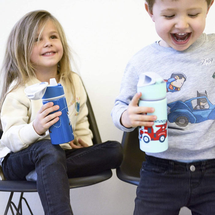 SIGG - Aluminium Kids Water Bottle - With Straw - Leakproof - Lightweight - BPA Free - Climate Neutral Certified - School & Sports - 0.4L