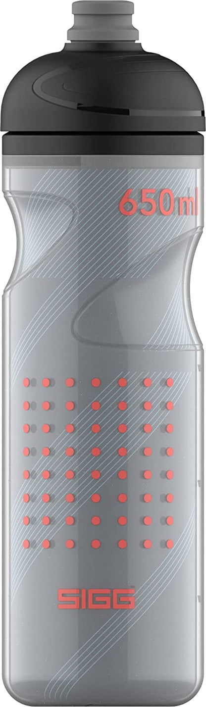 SIGG Pulsar Therm Night Bike Water Bottle (0.65 L), Insulated and Leakproof Cycling Bottle, Super Lightweight and BPA-Free Sports Bottle with SureSnap® Valve