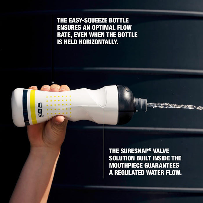SIGG - Fahrrad Trinkflasche - Pulsar - Quetschbar - Spülmaschinenfest - Federleicht - Auslaufsicher - BPA-frei - 0,75L
