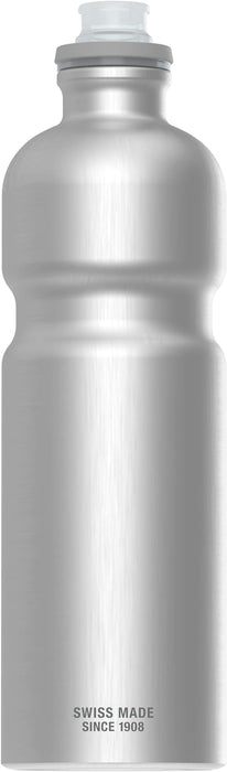 SIGG - Alu Trinkflasche Sport - Wasserflasche - Move MyPlanet - KlimaPartner zertifiziert - Federleicht - BPA-frei - Made in Switzerland - 0,75L