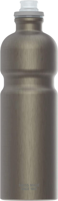 SIGG - Alu Trinkflasche Sport - Wasserflasche - Move MyPlanet - KlimaPartner zertifiziert - Federleicht - BPA-frei - Made in Switzerland - 0,75L