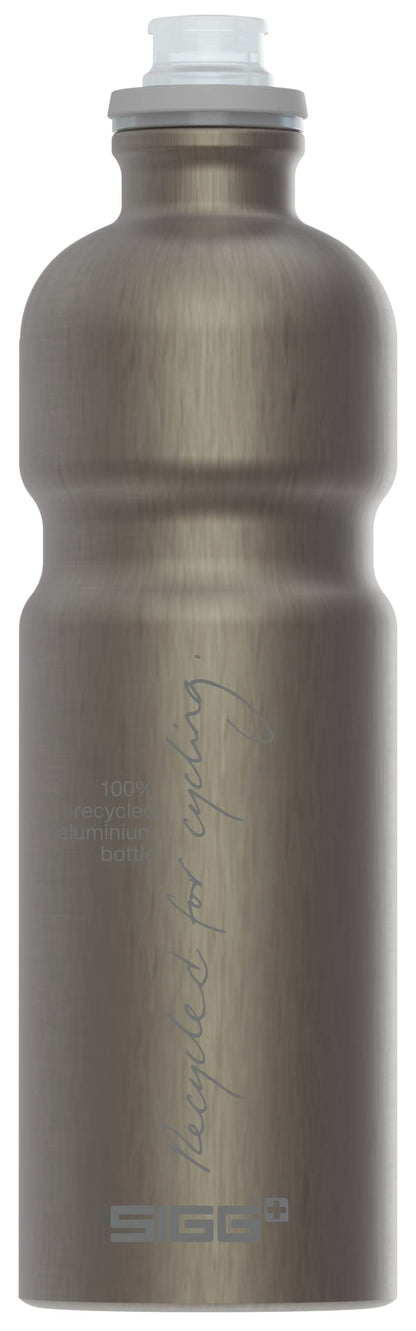 SIGG - Alu Trinkflasche Sport - Wasserflasche - Move MyPlanet - KlimaPartner zertifiziert - Federleicht - BPA-frei - Made in Switzerland - 0,75L