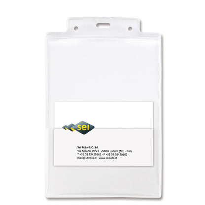 Sei Rota 94838 Name Holder Pass 6ST, Neutral, PVC, A6, 10 x 15 cm
