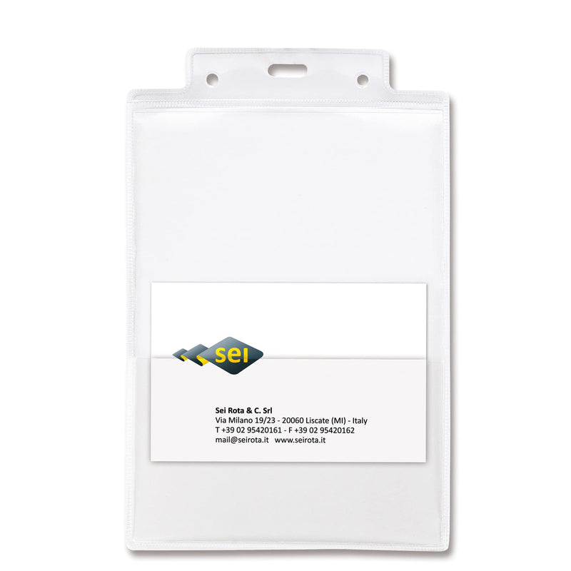 Sei Rota 94838 Name Holder Pass 6ST, Neutral, PVC, A6, 10 x 15 cm