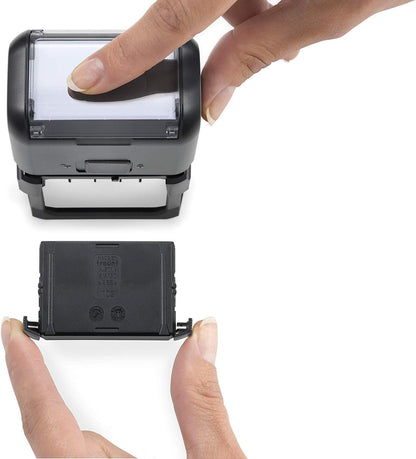 Trodat Printy 4750/L2 Date Display with Manual PAGATO Self-Inking Blue/Red