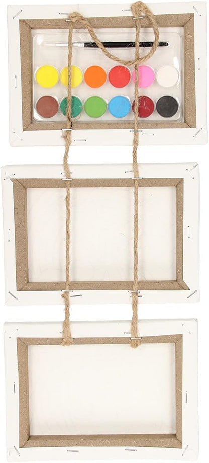 divers - Canvas Schilderset Eenhoorn set van 3 stuks.