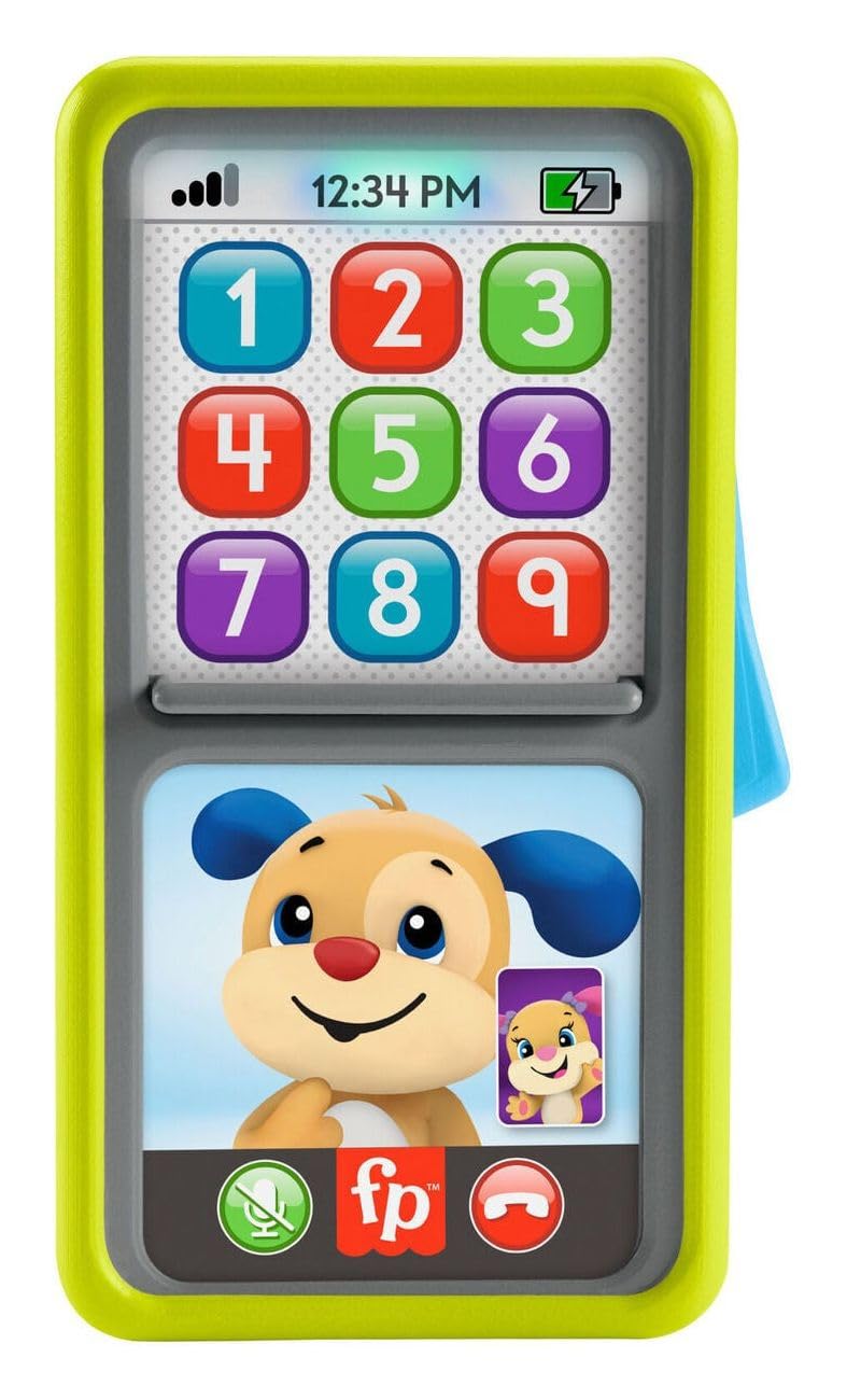 Fisher-Price Slide to Learn Smartphone, Version: Danish; Finnish; Norwegian; Swedish, HNL41