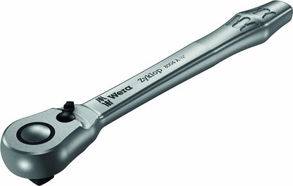 Wera 05004004001 8004 A Zyklop Metal-Knarre mit Umschalthebel mit 1/4Zoll-Antrieb, 1/4 Zoll x 141.0 mm
