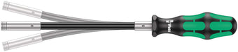 Wera 05028161001 393 S, Bit-Handhalter extra slim mit flexiblem Schaft, 1/4" x 173,5 mm