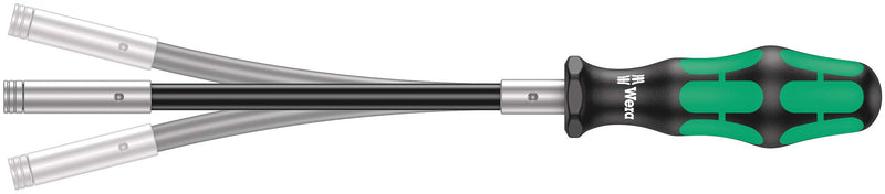 Wera 05028161001 393 S, Bit-Handhalter extra slim mit flexiblem Schaft, 1/4" x 173,5 mm