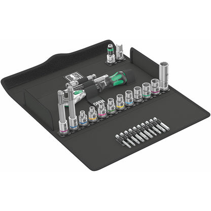 Wera 05004175001 Bicycle Set 7, 3/8" Knarren Satz, 27-teilig