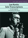 Lee Konitz - Solo Transcriptions for Alto Saxophone - Alto Saxophone Sheet Music - Advance Music (ADV 7161): Solo Transcriptions for Alto Saxophone. alto saxophone. Recueil de pièces instrumentales.