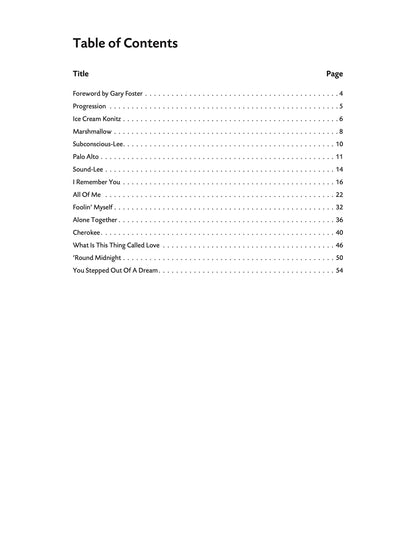 Lee Konitz - Solo Transcriptions for Alto Saxophone - Alto Saxophone Sheet Music - Advance Music (ADV 7161): Solo Transcriptions for Alto Saxophone. alto saxophone. Recueil de pièces instrumentales.