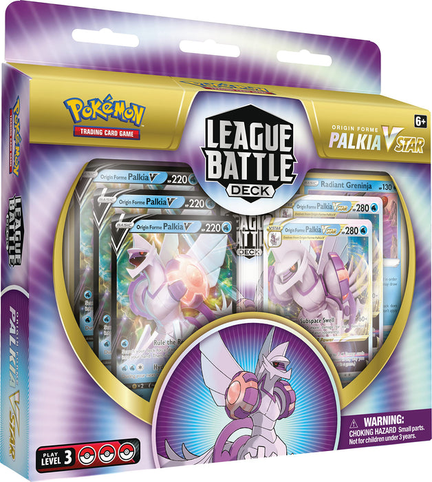 Pokémon TCG: Origin Forme Palkia VSTAR League Battle Deck (60-Card Ready-to-Play Deck, 3 Foil V Cards & 2 Foil VSTAR Cards