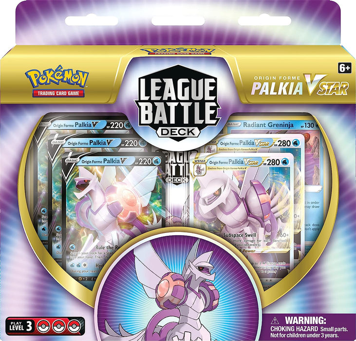 Pokémon TCG: Origin Forme Palkia VSTAR League Battle Deck (60-Card Ready-to-Play Deck, 3 Foil V Cards & 2 Foil VSTAR Cards