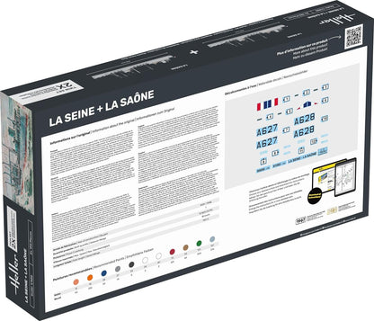Heller - 1/400 Starter Kit La Seine + La Saone Twinsethel55050