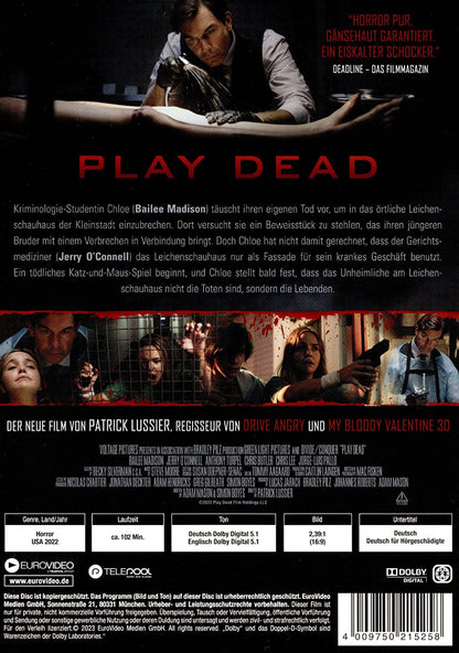 PLAY DEAD - SCHLIMMER ALS DER TOD - PLAY DEAD - SCHLIMMER ALS DER TOD / DVD